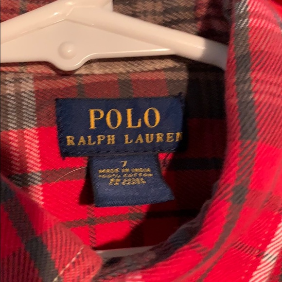 Polo RL Plaid Button Down - Picture 2 of 7